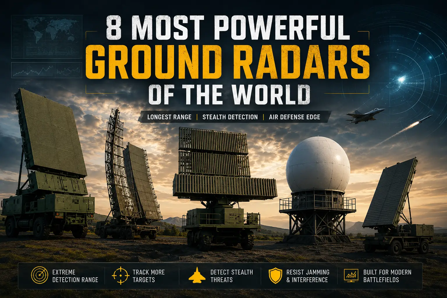 ground radars of the world ranked by detection range